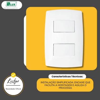 Imagem de Interruptor 2 Teclas Simples Separadas Linha Home - B.lux