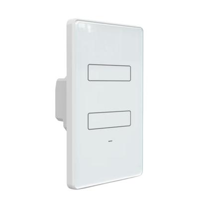 Imagem de Interruptor AGL Touch Wi-Fi Smart, 2 Teclas, IP60, ABS, Timer, AGL Home, Branco