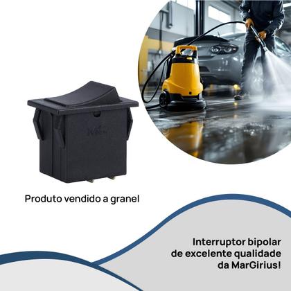 Imagem de Interruptor Bipolar L/ D Tecla Preta 30223 MarGirius