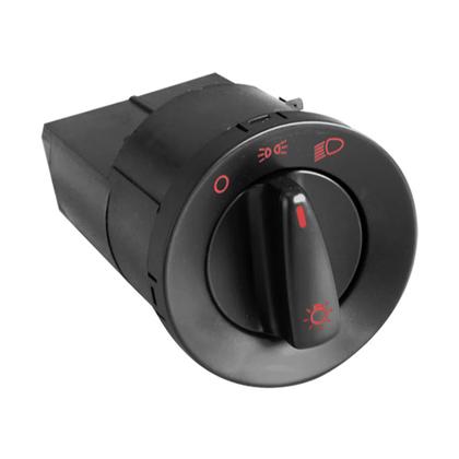 Imagem de Interruptor Botão Chave de Luz Rotativo Simples Farol Golf 1999 a 2011 Bora 2000 a 2005 Kostal 4052034 Original 