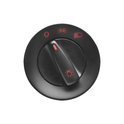 Imagem de Interruptor Botão Chave de Luz Rotativo Simples Farol Golf 1999 a 2011 Bora 2000 a 2005 Kostal 4052034 Original 