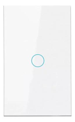 Imagem de Interruptor Branco Smart Touch Wifi Google Alexa 1 Tecla