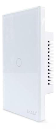 Imagem de Interruptor Branco Smart Touch Wifi Google Alexa 1 Tecla