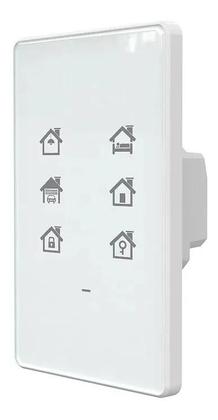 Imagem de Interruptor Cenário Inteligente Agl Touch Wifi Bivolt Branco