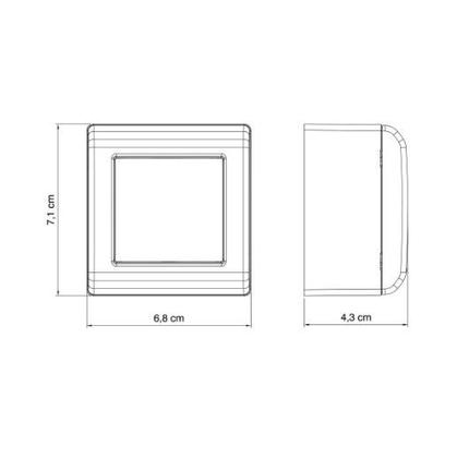 Imagem de Interruptor com 1 tecla sistema x lizflex - tramontina
