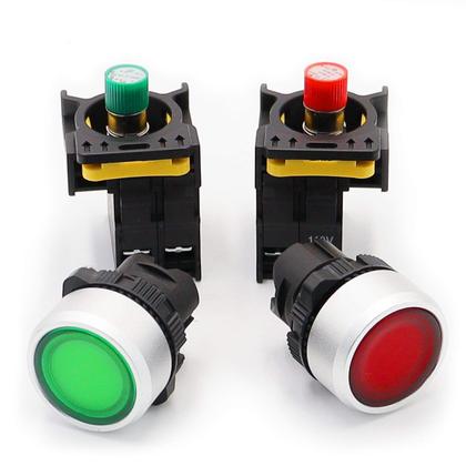 Imagem de Interruptor com botão de pressão mxuteuk 1NO 1NC 10A 600V à prova d'água IP65