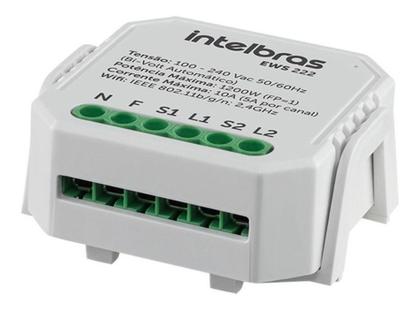 Imagem de Interruptor Controlador De Cargas Wifi 2/2 Ews 222 Intelbras Linha Izy