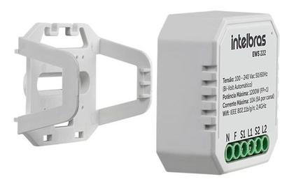 Imagem de Interruptor Controlador De Cargas Wifi 2/2 Ews 222 Intelbras Linha Izy