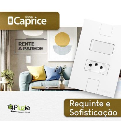 Imagem de Interruptor de 1 Tecla Paralela 10A + Tomada 2P+T 20A 250V de Embutir