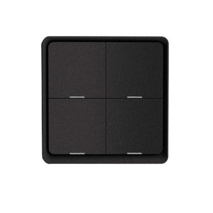 Imagem de Interruptor de Automação Tuya Zigbee - 4 Gangues, 12 Cenas, Sem Fio e com Bateria