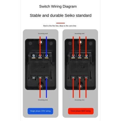 Imagem de Interruptor De Botão À Prova d'Água 10A 250V 380V Para Máquina De Corte, Furadeira De Bancada, Motor