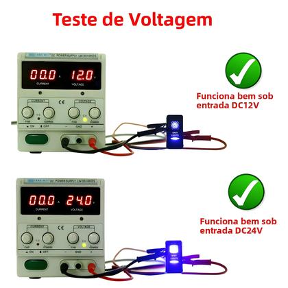 Imagem de Interruptor De Botão Tipo Rocker À Prova d'Água 12V 24V Com 5 Pinos, Interruptor De Luz LED Para
