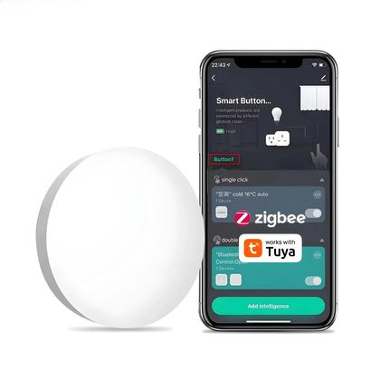 Imagem de Interruptor De Cena Inteligente Tuya ZigBee Com Bateria, Automação Smart Life, Ligação Inteligente