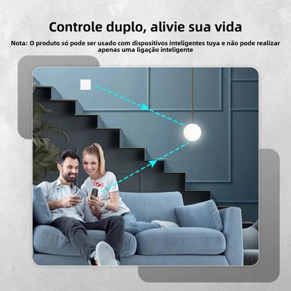 Imagem de Interruptor De Cena Inteligente Tuya ZigBee Portátil E Leve Com Controle Remoto Sem Fio De 4 Botões,