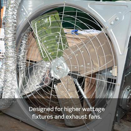 Imagem de Interruptor de contagem regressiva Leviton DT260-1LW para luzes de banheiro