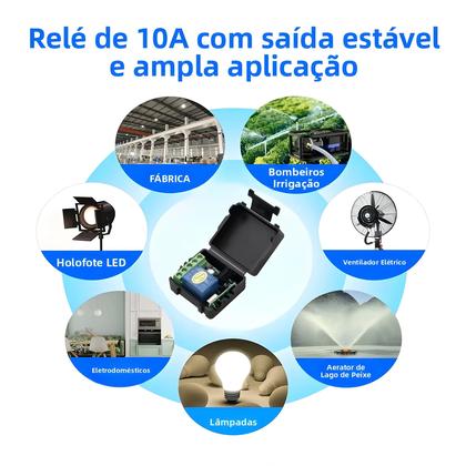 Imagem de Interruptor De Controle Remoto Sem Fio 12V 1CH Receptor 3CH Transmissor Relé De 10A Para Fechadura