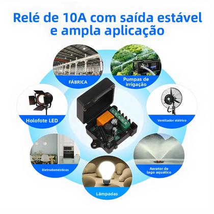 Imagem de Interruptor De Controle Remoto Sem Fio 433Mhz Módulo Receptor De Relé 1CH DC 12V 24V 36V Com Botão