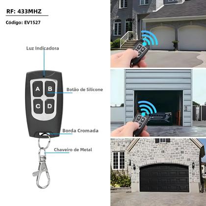 Imagem de Interruptor De Controle Remoto Sem Fio 433MHz Módulo Receptor De Relé 4CH Com Transmissor RF De 4