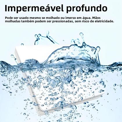 Imagem de Interruptor De Controle Remoto Sem Fio À Prova d'Água RF 433mhz 1/2/3 Gang Autônomo Sem Bateria Para