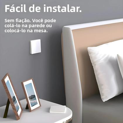 Imagem de Interruptor De Controle Remoto Sem Fio À Prova d'Água RF 433mhz 1/2/3 Gang Autônomo Sem Bateria Para