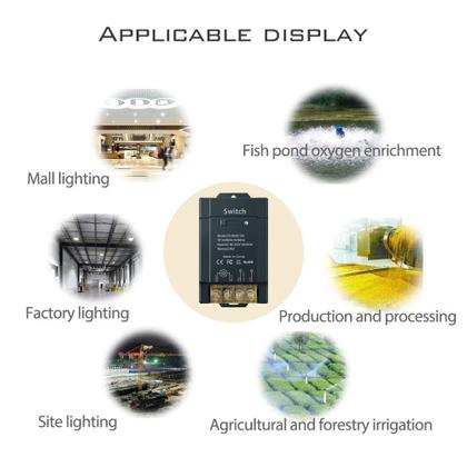 Imagem de Interruptor de controle remoto sem fio Colorock 433MHz 30A AC110V