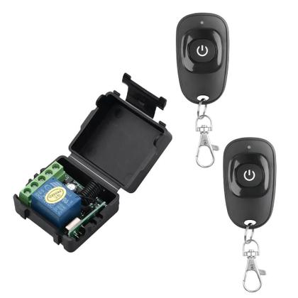 Imagem de Interruptor De Controle Remoto Sem Fio Universal 433Mhz Módulo Receptor De Relé 1CH DC 12V KEBIDU RF