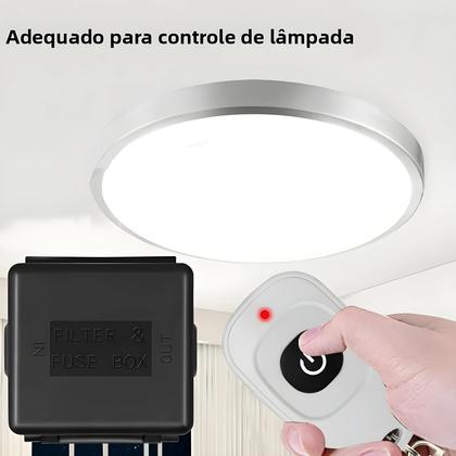 Imagem de Interruptor De Controle Remoto Sem Fio Universal RF 12V 1CH 433Mhz Módulo Receptor De Relé DIY