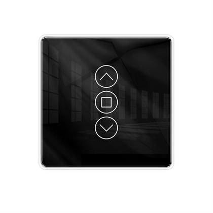 Imagem de Interruptor De Cortina De Vidro Touch WiFi Inteligente RF433 2.5D Para Persianas Rolô Alexa Google
