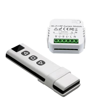Imagem de Interruptor De Cortina Inteligente Wifi Tuya RF 433MHz Controle Por Voz Alexa Google Home Aplicativo