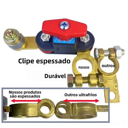 Imagem de Interruptor De Desconexão De Bateria Universal De Dupla Face Com Rotação Manual E Automática