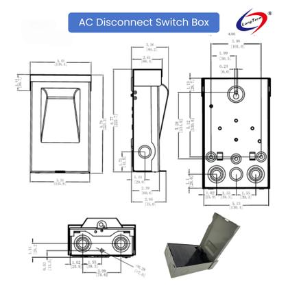 Imagem de Interruptor de desconexão de longo prazo 240V 30A com fusível para A/C 3R