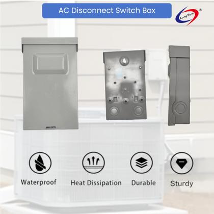 Imagem de Interruptor de desconexão de longo prazo 240V 30A com fusível para A/C 3R