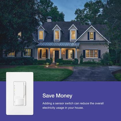 Imagem de Interruptor de intensidade com sensor de movimento Lutron Maestro LED+ 150W