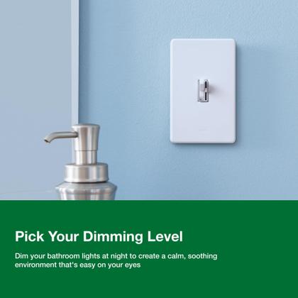 Imagem de Interruptor de intensidade Lutron Ariadni/Toggler LED+ 150W preto