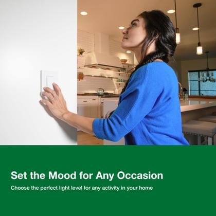 Imagem de Interruptor de intensidade Lutron Diva LED+ DVCL-153P-WH branco (pacote com 2)