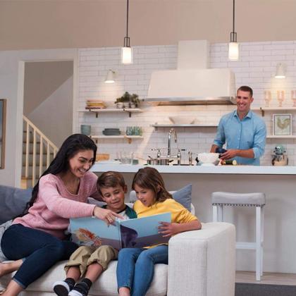 Imagem de Interruptor de intensidade Lutron Diva LED+ Ivory 150 W único/3 vias