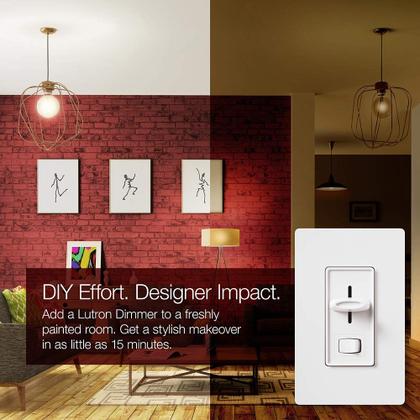 Imagem de Interruptor de intensidade Lutron Skylark LED+ 150 W/unipolar ou 3 vias