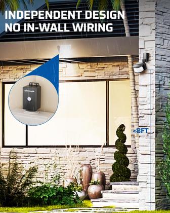 Imagem de Interruptor de luz com sensor de movimento DEWENWILS 15A 125V 15m de alcance