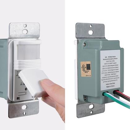 Imagem de Interruptor de luz com sensor de movimento EverElectrix, pacote com 10 unidades internas