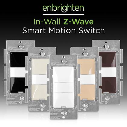 Imagem de Interruptor de luz com sensor de movimento inteligente Enbrighten Z-Wave 26931