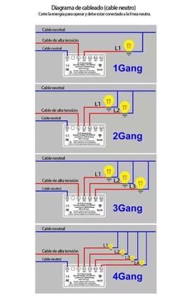 Imagem de Interruptor de luz de parede inteligente Wifi de 2 vias com cor opcional