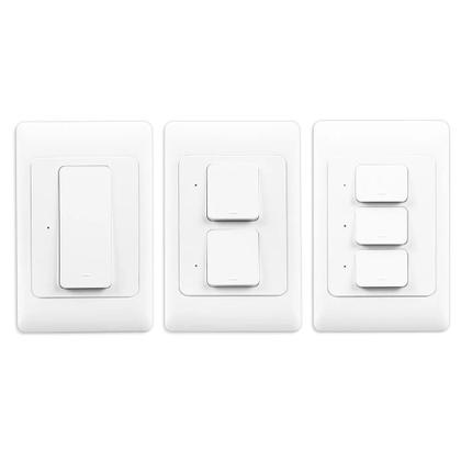 Imagem de Interruptor De Luz De Parede Inteligente WiFi Zigbee 100-240V 1/2/3 Gang Controle Remoto Alexa