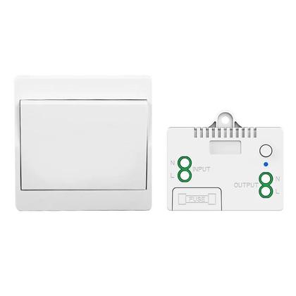 Imagem de Interruptor De Luz De Parede Sem Fio Com Geração De Energia Própria, À Prova d'Água IP44, Controle