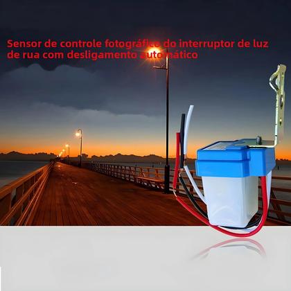 Imagem de Interruptor De Luz De Rua Automático À Prova d'Água Com Fotocélula 10A DC 12V 24V AC 220V 50-60Hz