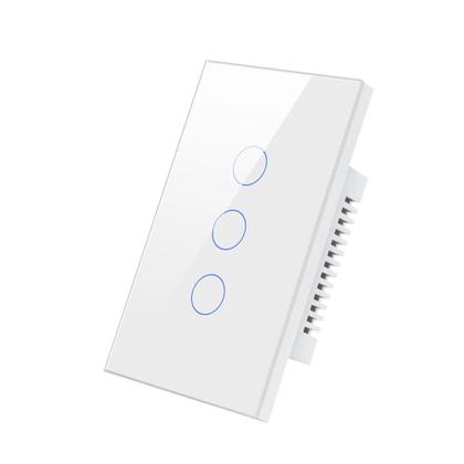 Imagem de Interruptor De Luz Inteligente Com Controle Remoto Por Voz ZigBee Sensor De Toque Na Parede 1/2/3/4