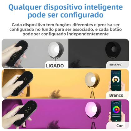 Imagem de Interruptor De Luz Inteligente Tuya ZigBee De 4 Gangues Com Controle Remoto Por Toque E 12 Cenas via