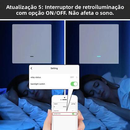 Imagem de Interruptor De Luz Inteligente Tuya ZigBee Sem Fio Neutro 2/3 Vias Funciona Com Alexa Google Home