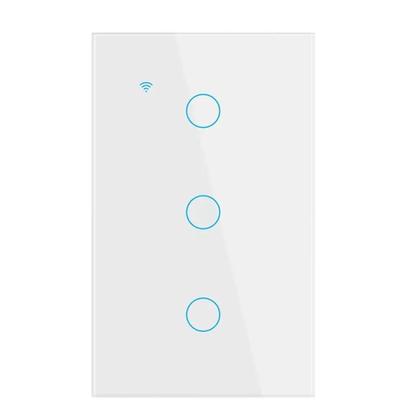 Imagem de Interruptor De Luz Inteligente WiFi Requer Fio Neutro Compatível Com Alexa E Google Home 1/2/3/4