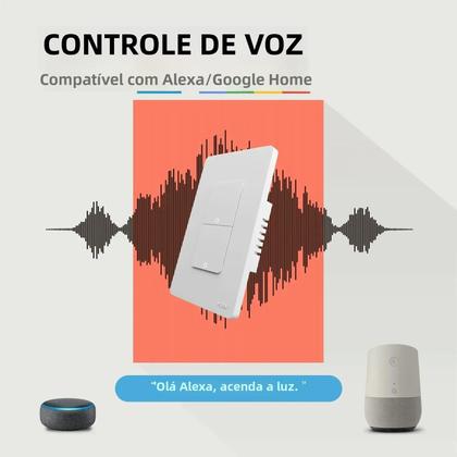 Imagem de Interruptor De Luz Inteligente ZigBee, Interruptor De Parede Com Botão De Pressão, Compatível Com