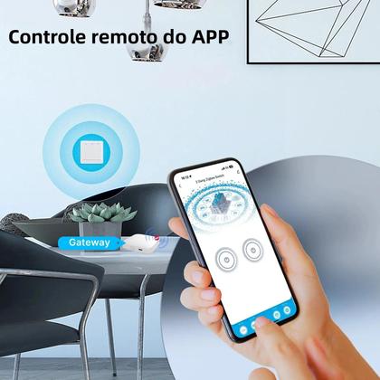 Imagem de Interruptor De Luz Inteligente ZigBee Tuya Com Fio Neutro Opcional Controle Por Aplicativo E Voz